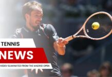 Medvedev Eliminated From the Madrid Open
