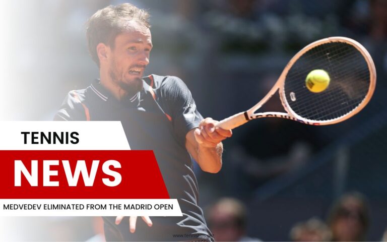 Medvedev eliminado del Madrid Open