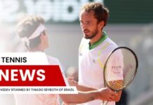 Medvedev Stunned by Thiago Seyboth of Brazil