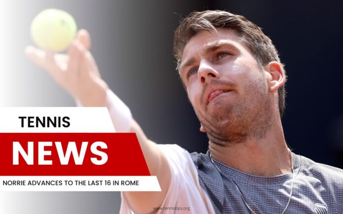 Norrie se qualifie pour les huitièmes de finale à Rome Norrie se qualifie pour les huitièmes de finale à Rome