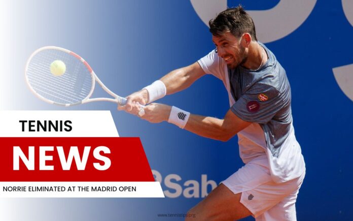 Norrie Eliminated at the Madrid Open