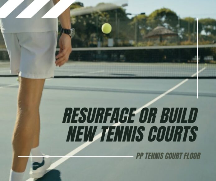 Erneuern Sie die Oberfläche oder bauen Sie neue Plätze mit PP-Tennisplatzböden