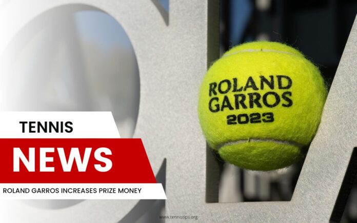 Roland Garros ökar prispengarna