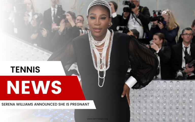 Serena Williams anunció que está embarazada