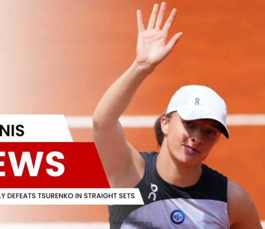 Swiatek Easily Defeats Tsurenko in Straight Sets