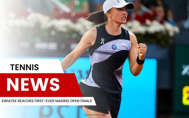 Swiatek Reaches First-Ever Madrid Open Finals