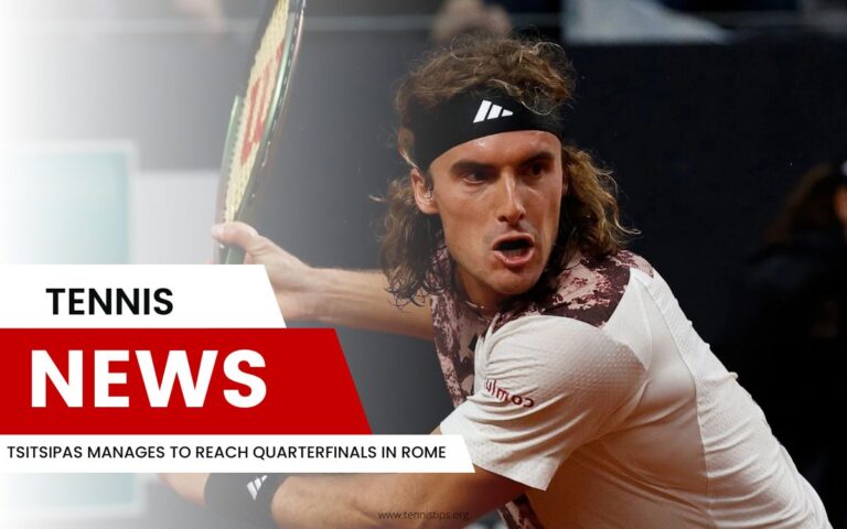 Tsitsipas riesce a raggiungere i quarti di finale a Roma