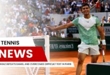 Alcaraz Defeats Daniel and Overcomes Difficult Test in Paris