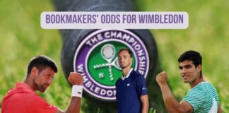 Bookmakers' odds voor Wimbledon