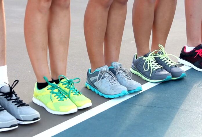 Chaussures de tennis pour pieds plats femme