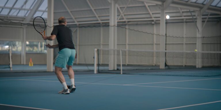 Tennistraining allein